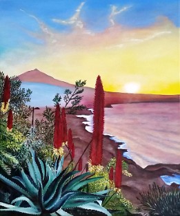 Atardecer Oleo sobre lienzo (65x46 cm.) (mayo de 2016)