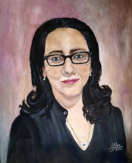 Lili Lu Oleo sobre lienzo (60x50 cm.) (julio de 2017) (Colección privada)