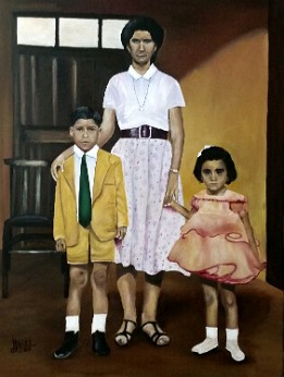 RETRATO -Recuerdos Josefa- Oleo sobre lienzo (61x46 cm.) (febrero de 2017) (Colección privada) (Retrato por encargo)