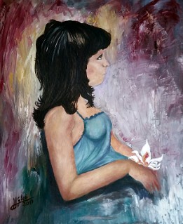 Descanso Oleo sobre lienzo (46x38 cm.) (noviembre de 2017)