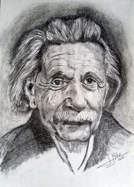 011 Albert Einstein 011 Albert Einstein (32,5 x23 cm) (marzo de 2018)